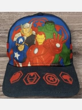 NEW-YOUTH AVENGERS BLUE BASEBALL STYLE CAP